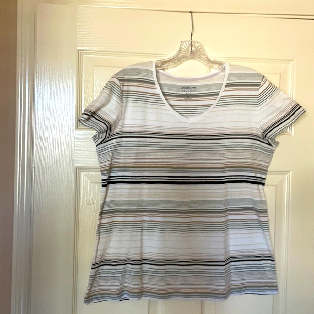 Croft & Barrow striped tee